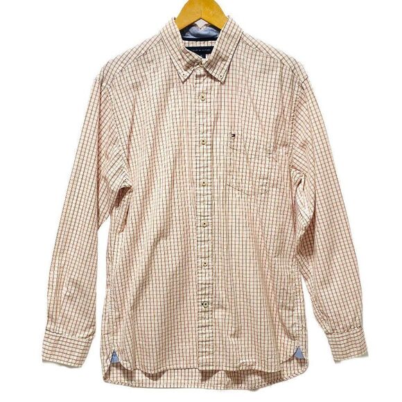 TOMMY Hilfiger Classic Fit Twain Check Dress Shirt - Picture 2 of 5